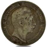 German States Prussia 5 Mark Silver Coin Avg Circ ASW .8037 oz (Random Year)