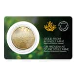 2023 1 oz Canadian Gold Maple Leaf Single Sourced Newmont Eleonore Mine (In Assay)