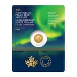 2023 Canada 1/10 oz Gold The Majestic Polar Bear and Cubs Coin (in Assay)