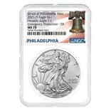 2021 (P) 1 oz Silver American Eagle NGC MS 70 ER (Liberty Bell) Emergency Production