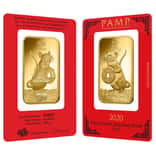 100 gram PAMP Suisse Year of the Mouse / Rat Gold Bar (In Assay)