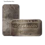 10 oz Engelhard Cast Silver Bar .999+ Fine (9th Series, "W" Serial Prefix)
