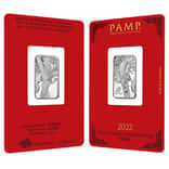 10 gram PAMP Suisse Year of the Tiger Silver Bar (In Assay)