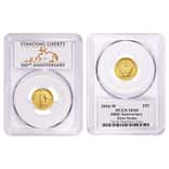 2016 1/4 oz Standing Liberty Quarter Centennial Gold Coin PCGS SP 69 First Strike