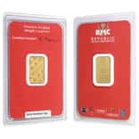 2.5 gram Republic Metals (RMC) Gold Bar .9999 Fine (In Assay)
