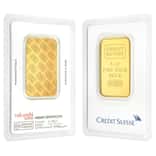 1 oz Credit Suisse Gold Bar .9999 Fine (in Assay)