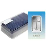 Box of 25 - 1 oz PAMP Suisse Silver Bar - Romanesque Cross (in Assay) .999 Fine
