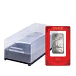 Box of 25 - 1 oz PAMP Suisse Year of the Ox Platinum Bar (In Assay)