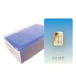 Box of 25 - 5 gram PAMP Suisse Gold Bar - Romanesque Cross (in Assay) .9999 Fine