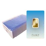 Box of 25 - 10 gram PAMP Suisse Gold Bar - Ka ´Bah, Mecca (in Assay) .9999 Fine