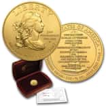 2007 W 1/2 oz $10 First Spouse - Jefferson's Liberty Gold Uncirculated Coin (w/Box & COA)