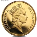British Gold Proof Double Sovereign Coin (1980-2014, Random Year)