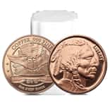 Tube of 20 - 1 oz Indian Head Copper Round .999 Fine