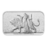 1 oz Great Britain Una and the Lion Landscape Silver Bar