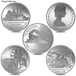 Canada 0.375 oz Proof Silver Dollar Coin .500 Fine (Random Year / Design)