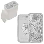 Tube of 20 - 2024 1 oz Silver Australian Dragon Coin Bar $1 BU