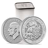 Tube of 10 - 2023 GB 2 oz Silver The Tudor Beasts Bull of Clarence Coin BU