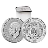 Tube of 10 - 2024 GB 2 oz Silver The Tudor Beasts Tudor Dragon Coin BU