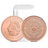 Tube of 20 - 1 oz Copper Aztec Calendar Round .999 Fine
