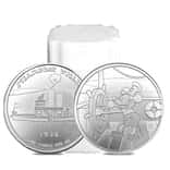 Tube of 20 - 1 oz Steamboat Willie Captain Silver Round .999 Fine
