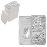 Tube of 20 - 2023 1 oz Silver Australian Dragon Coin Bar $1 BU (Lot of 20)
