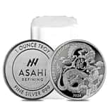 Roll of 20 - 2024 1 oz Asahi Lunar Dragon Silver Round .999 Fine