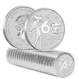 Roll of 20 - 2024 1 oz Tuvalu Pink Panther 60th Ann. Silver Coin BU
