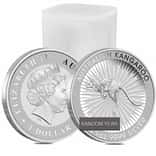 Tube of 25 - 1 oz Australian Silver Kangaroo Perth Mint BU (Random Year)