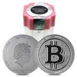 Tube of 25 - 2022 Niue 1 oz Bitcoin Silver Coin .9999 Fine BU (Roll, Lot of 25)