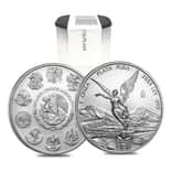 Roll of 25 - 2025 1 oz Mexican Libertad Silver Coin BU