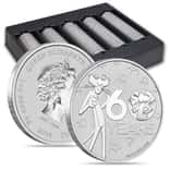 Box of 100 - 2024 1 oz Tuvalu Pink Panther 60th Ann. Silver Coin BU