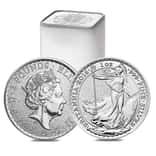 Roll of 25 - 2016 Great Britain 1 oz Silver Britannia Coin Monkey Privy BU