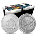 Monster Box of 250 - 2023 Niue 1 oz Marvel Spider-Man Silver Coin .999 Fine BU