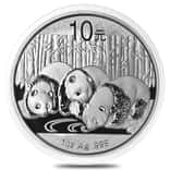 2013 1 oz Chinese Silver Panda BU In Cap