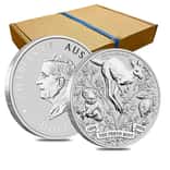 Box of 100 - 2024 Australia 1 oz The Perth Mint's 125th Ann. Silver Coin BU