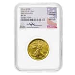 2016 W 1/2 oz Walking Liberty Half Dollar Centennial Gold Coin NGC SP 70 First Releases (John Mercanti Sign Label)