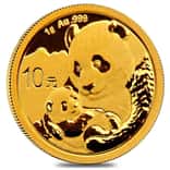 2019 1 gram Chinese Gold Panda 10 Yuan .999 Fine BU (Sealed)