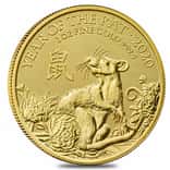 2020 Great Britain 1 oz Gold Year of the Mouse / Rat Coin .9999 Fine BU