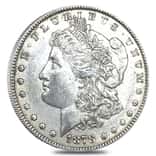 1878 Silver Morgan Dollar 7 Tailfeathers Reverse of 78 VG-XF