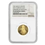 2017 Great Britain 1/4 oz Proof Gold Queen's Beasts (Unicorn of Scotland) Coin NGC PF 69 UCAM