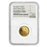 2018 Great Britain 1/4 oz Proof Gold Queen's Beasts (Red Dragon) Coin NGC PF 68 UCAM