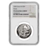 2005 1/2 oz Proof Palladium Chinese Panda 100 Yuan NGC PF 69 UCAM