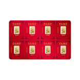 8x1 gram Gold Bar PAMP Suisse Lunar Mouse / Rat Multigram+8 (In Assay)