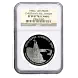 1988 1 oz Russia Palladium Christianity Millennium 25 Roubles NGC PF 69 UCAM