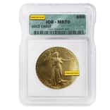 1 oz $50 Gold American Eagle ICG MS 70 (Random Year)
