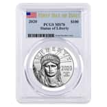 2020 1 oz Platinum American Eagle PCGS MS 70 First Day of Issue