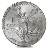 1986 1 oz Mexican Silver Libertad Coin BU