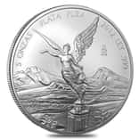 2012 5 oz Mexican Silver Libertad Coin .999 Fine BU