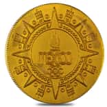 1968 Mexico Lions Club Olympic Gold Medal AGW 1.2057 oz (Scruffy)