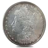 1878 Silver Morgan Dollar 7/8 Tailfeathers XF